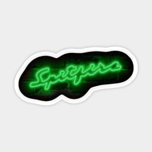 Triumph Spitfire 1960s classic car emblem neon Sticker